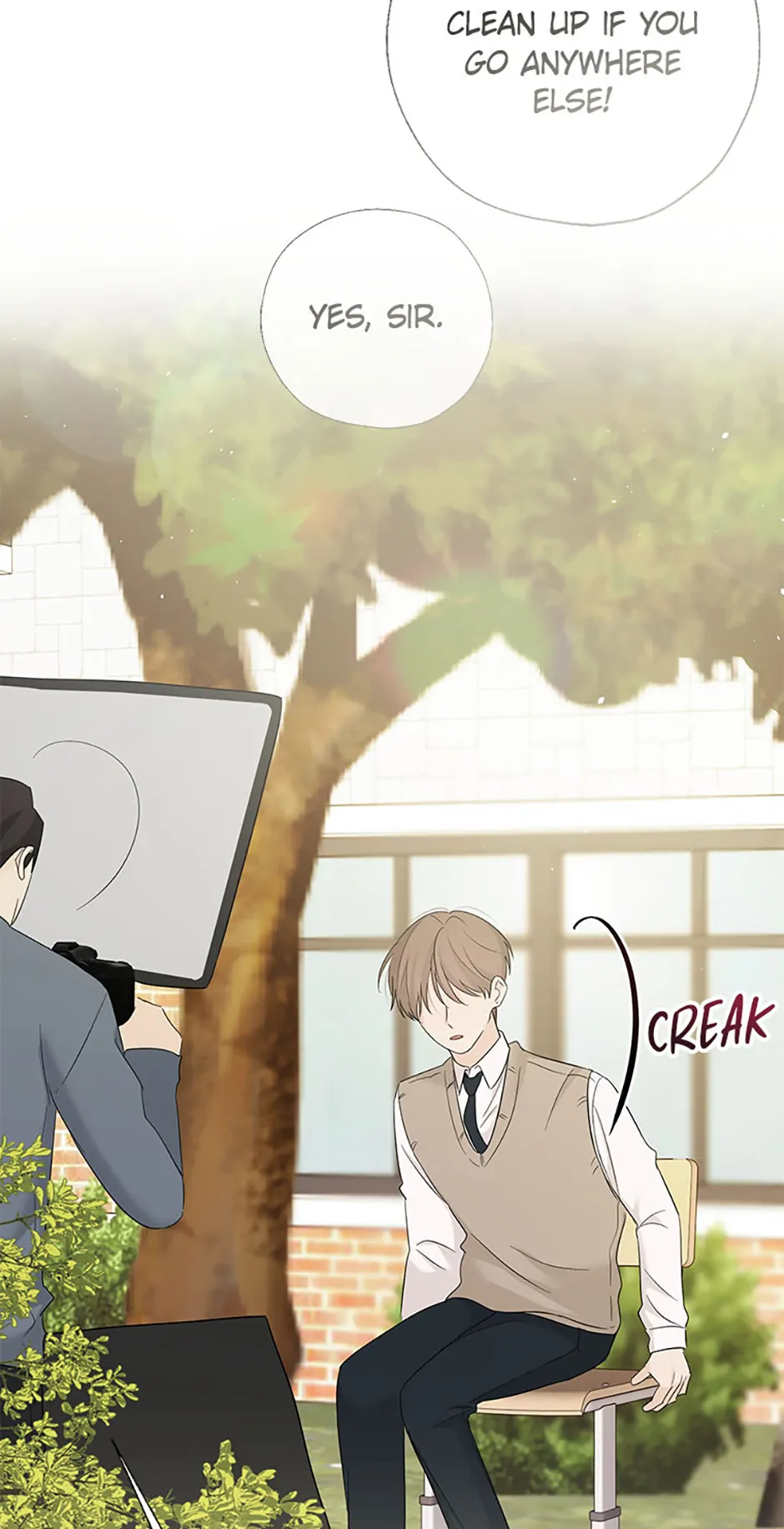Read Overlooking Your Eyes chapter 35 image 2 on Lezhin