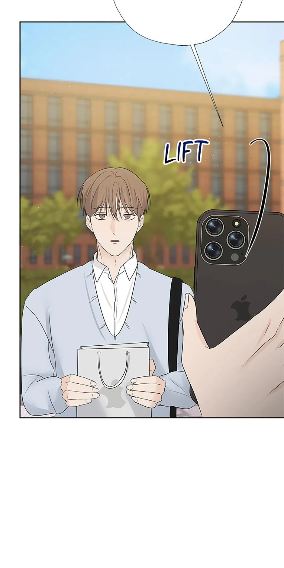 Read Overlooking Your Eyes chapter 55 image 56 on Lezhin