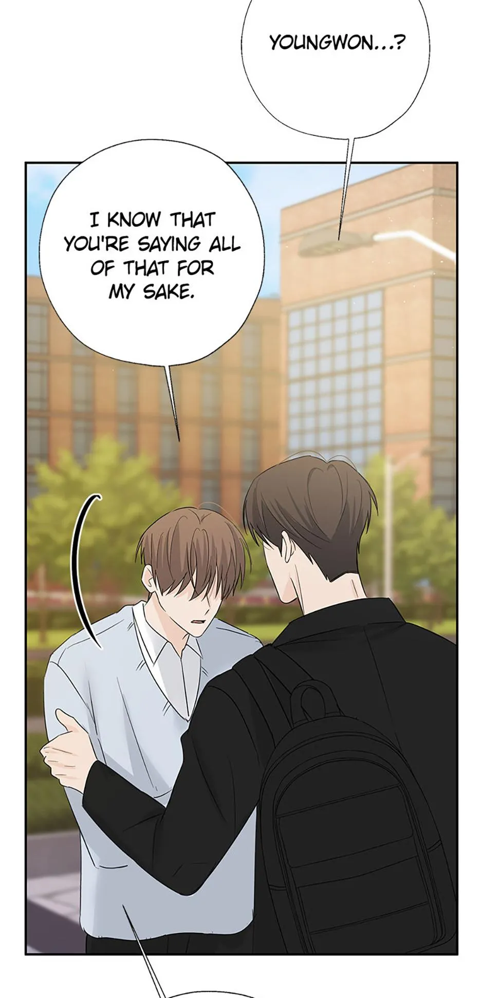 Read Overlooking Your Eyes chapter 56 image 15 on Lezhin