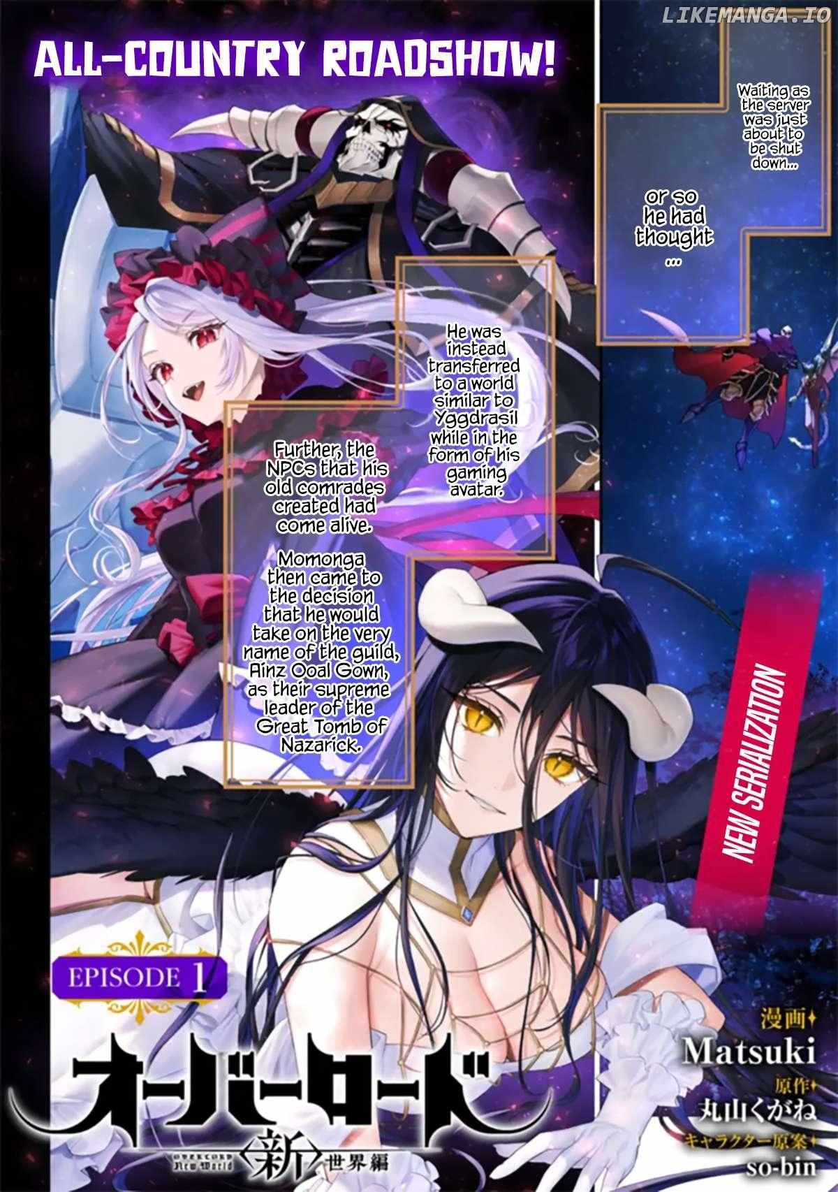 Read Overlord New World chapter 1 image 3 on Lezhin