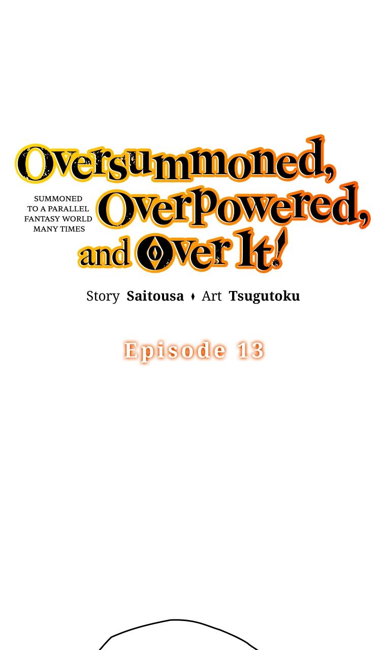 Oversummoned, Overpowered, and Over It! (Tsugutoku) Chapter 13 page 7 - 