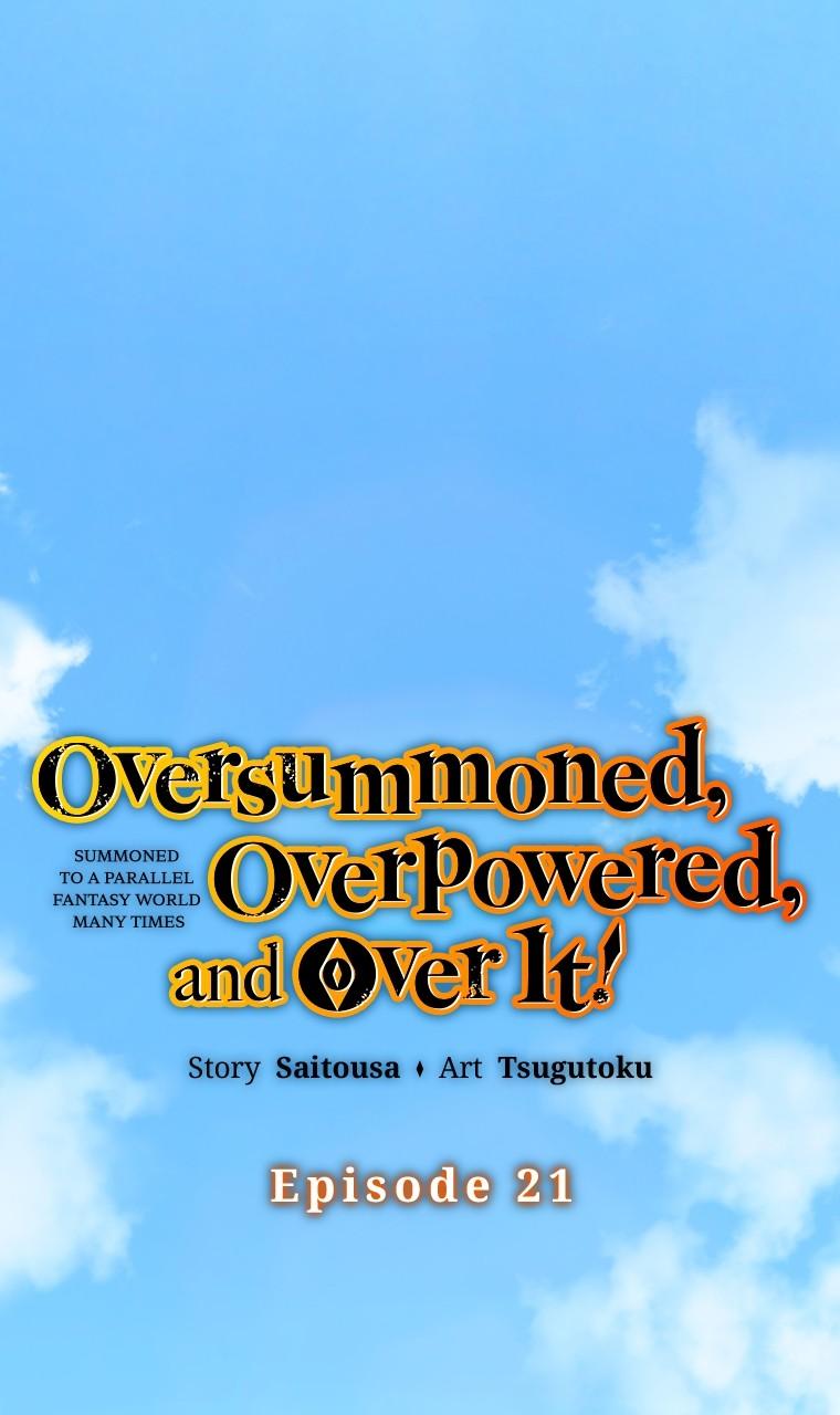 Oversummoned, Overpowered, and Over It! (Tsugutoku) Chapter 21 page 2 - 
