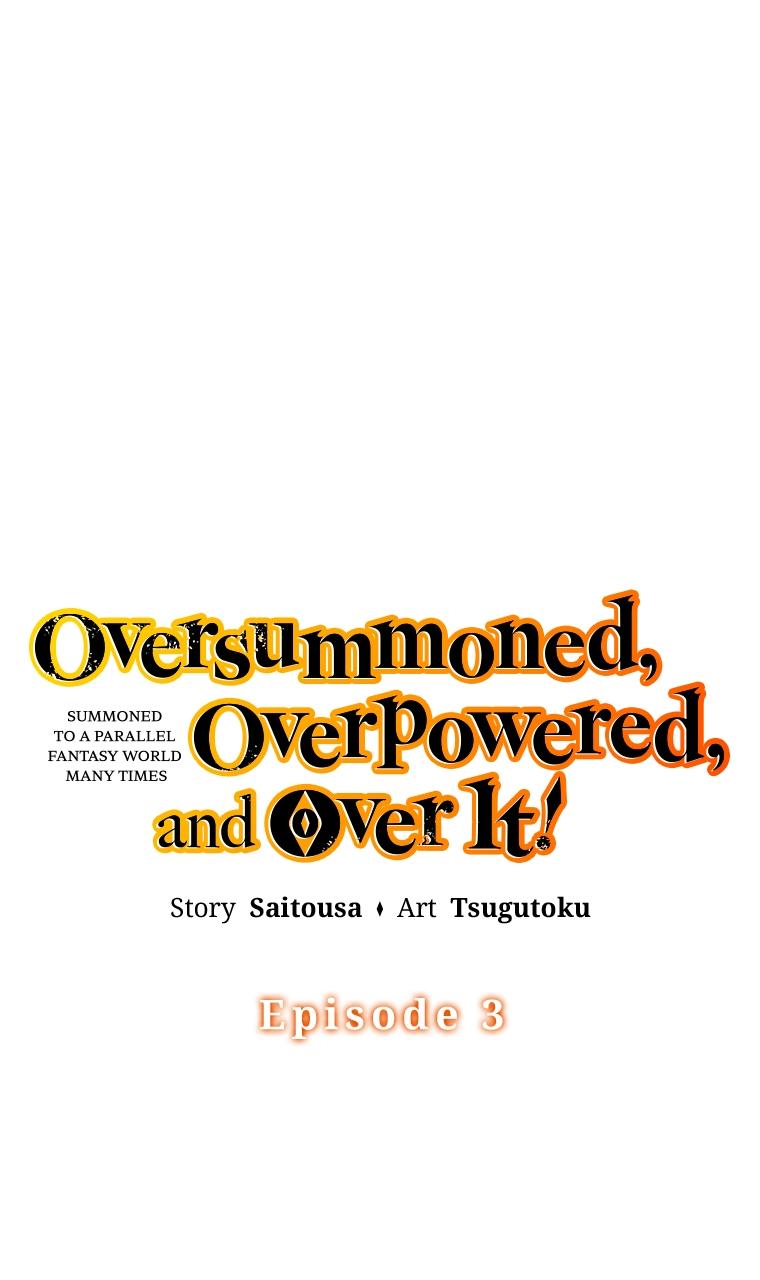 Oversummoned, Overpowered, and Over It! (Tsugutoku) Chapter 3 page 1 - 