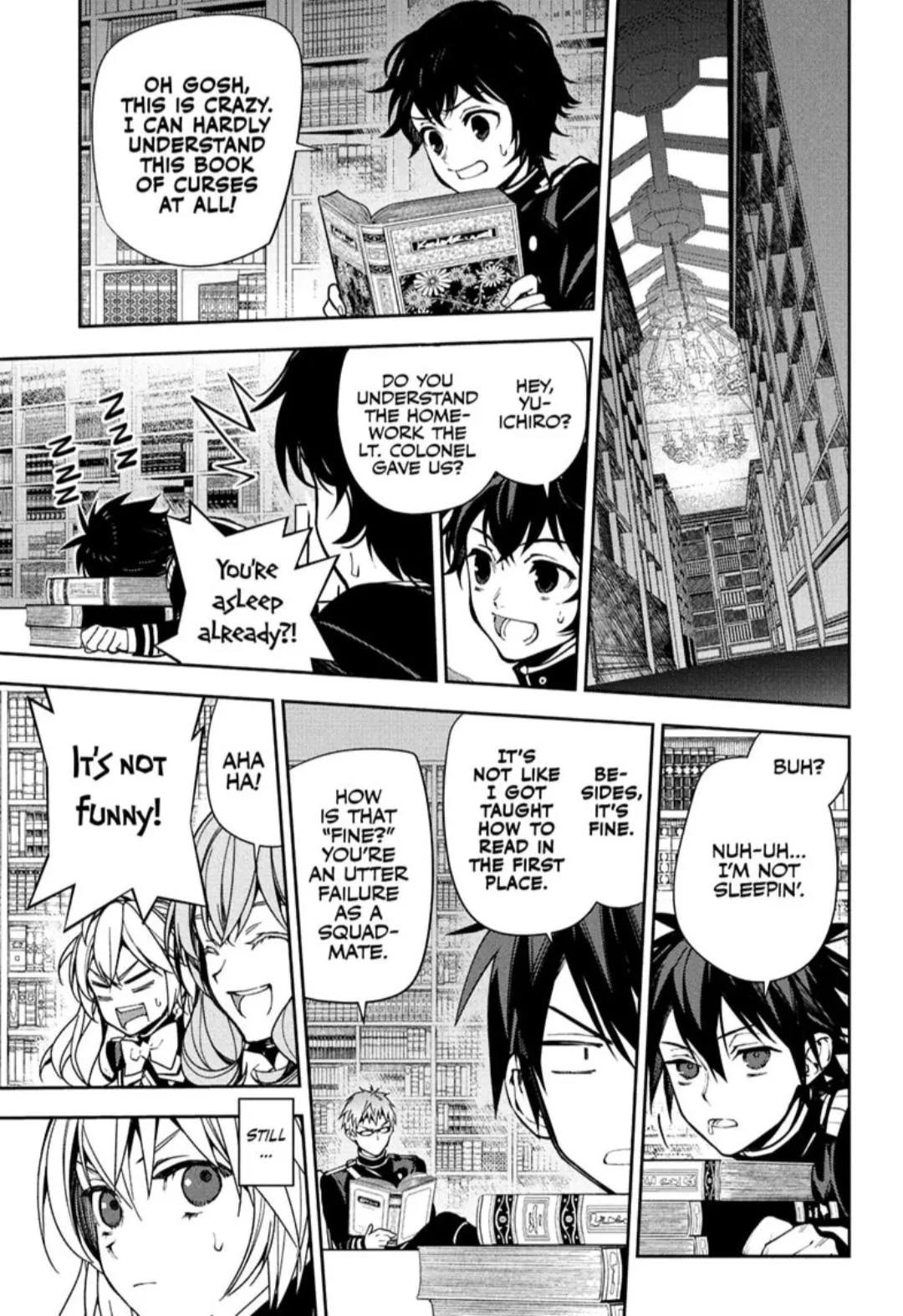 Read Owari no Seraph chapter 157 image 8 on Lezhin