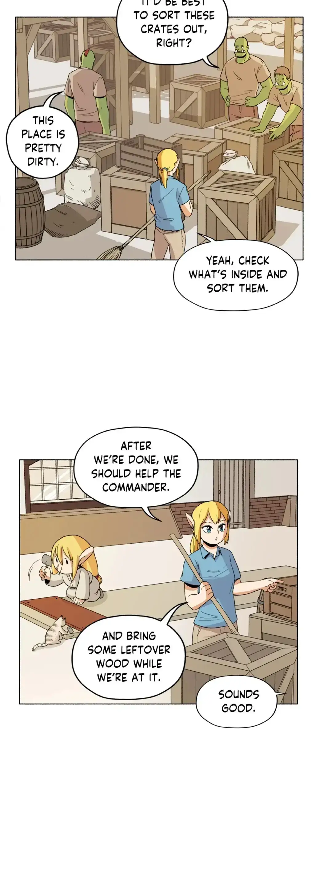 Pampered Prisoners: Elves Among Orcs Chapter 20 page 35 - 