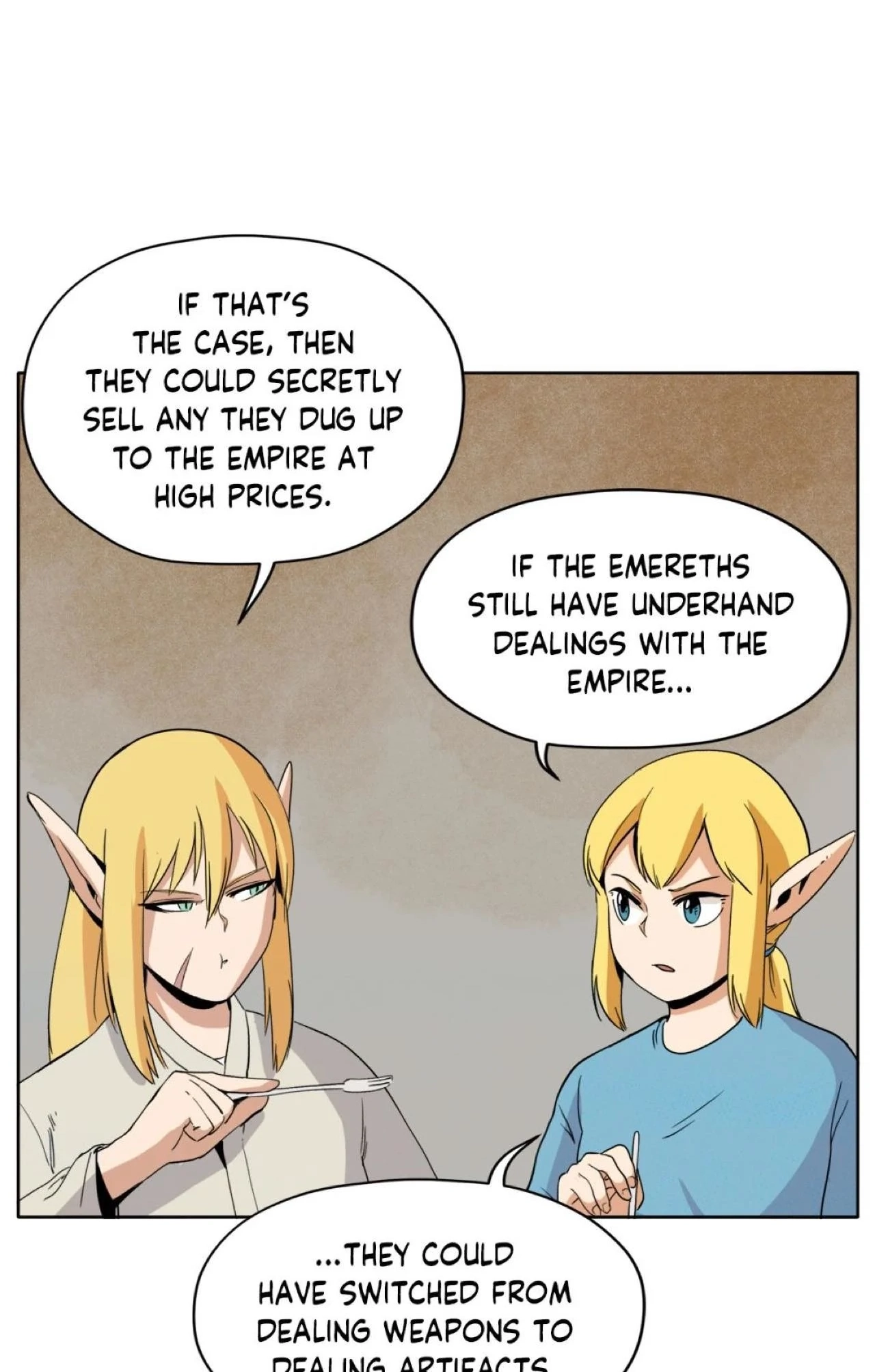 Pampered Prisoners: Elves Among Orcs Chapter 48 page 14 - 
