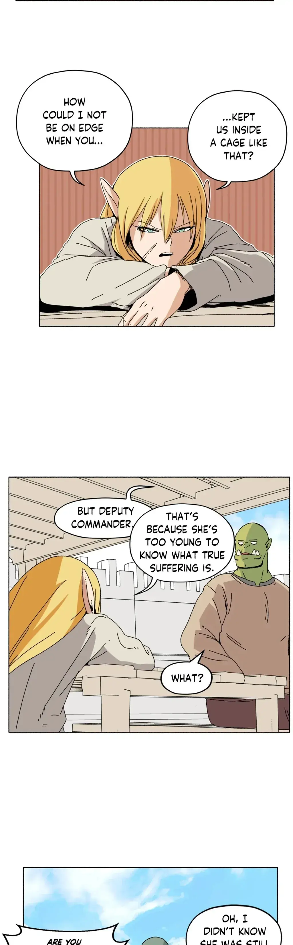 Pampered Prisoners: Elves Among Orcs Chapter 7 page 17 - 