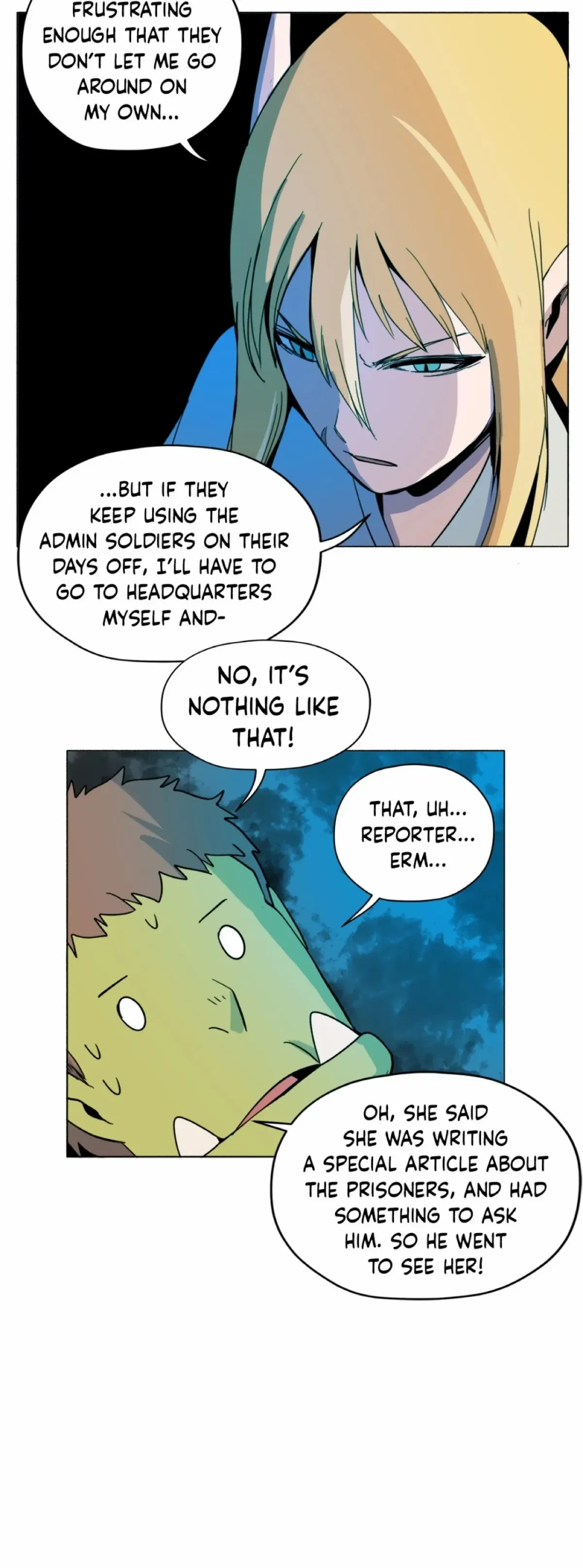 Pampered Prisoners: Elves Among Orcs Chapter 70 page 15 - 