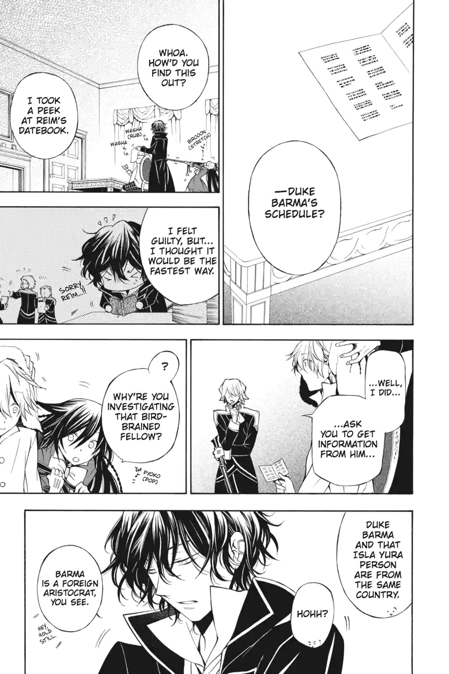 Read Pandora Hearts chapter 124 image 6 on Lezhin