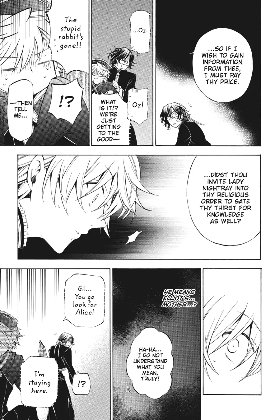 Read Pandora Hearts chapter 125 image 3 on Lezhin