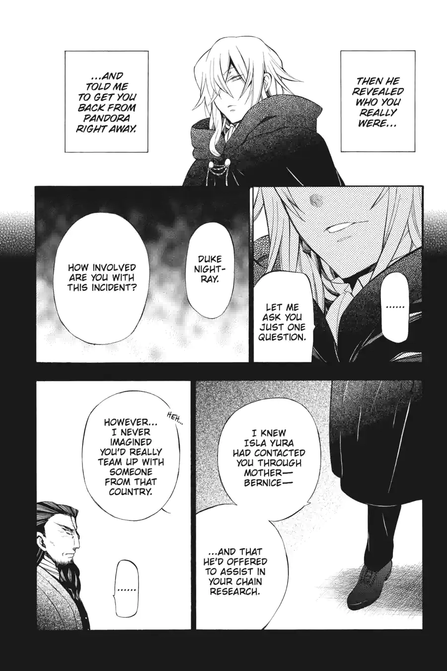 Pandora Hearts Chapter 160 page 4 - 