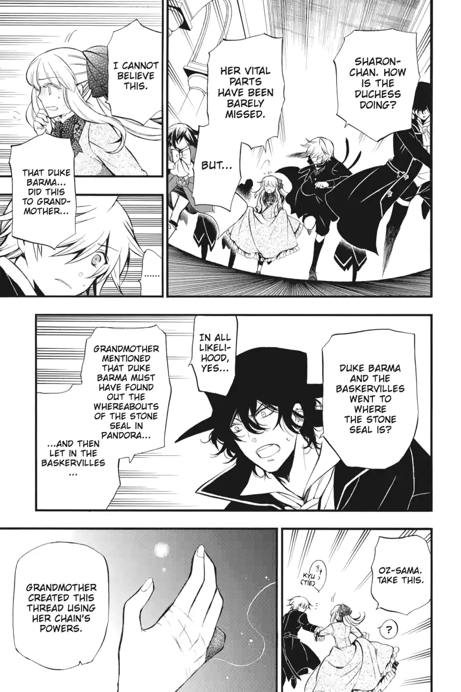 Pandora Hearts Chapter 169 page 1 - 