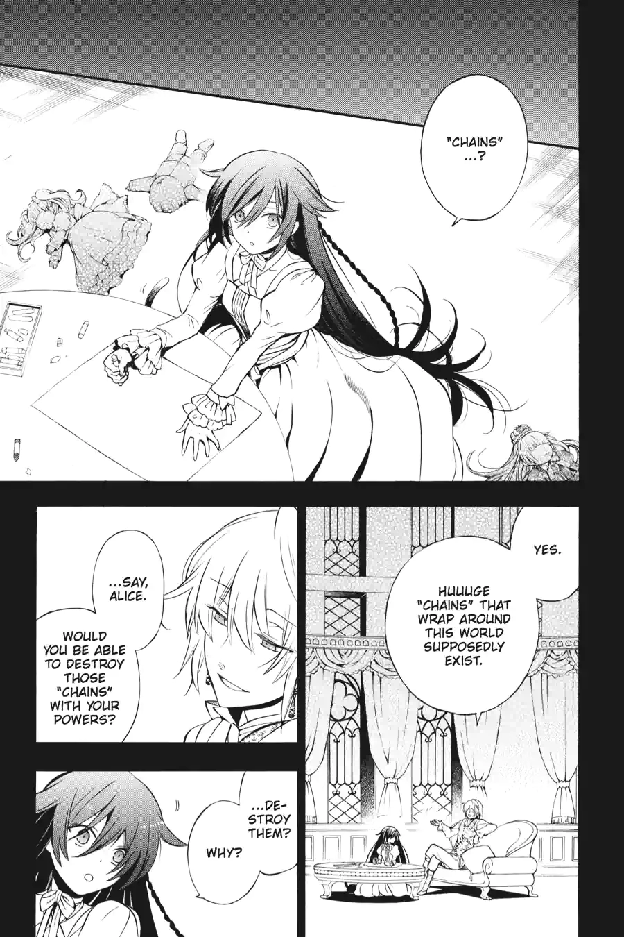 Pandora Hearts Chapter 187 page 1 - 