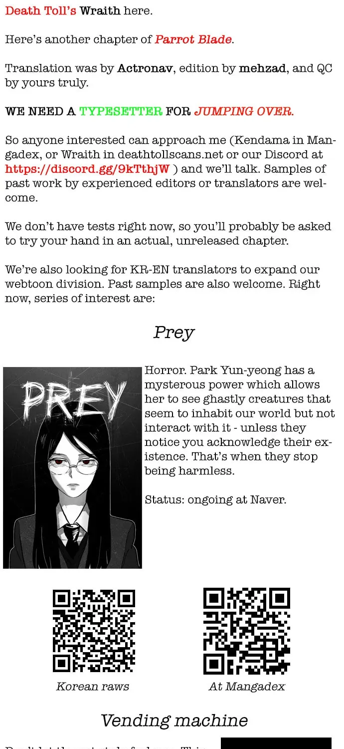 Read Parrot Blade chapter 6 image 79 on Lezhin