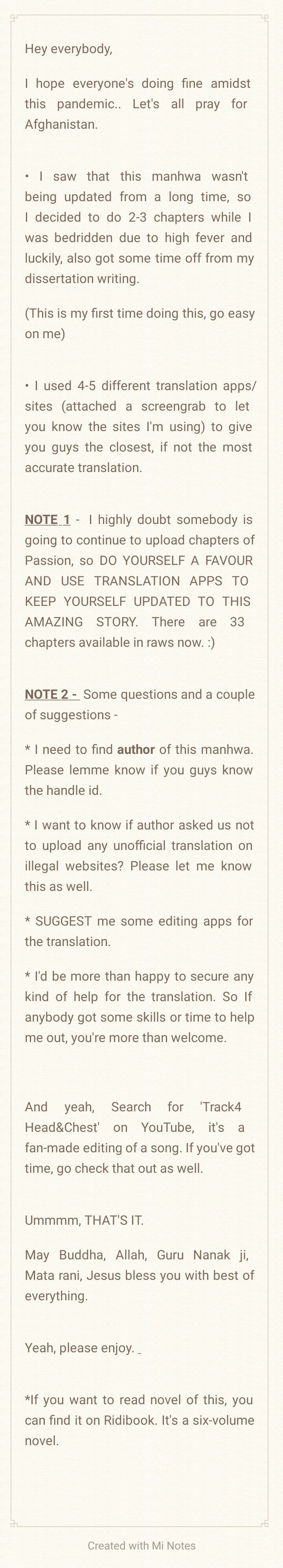 Read PASSION chapter 11 image 0 on Lezhin