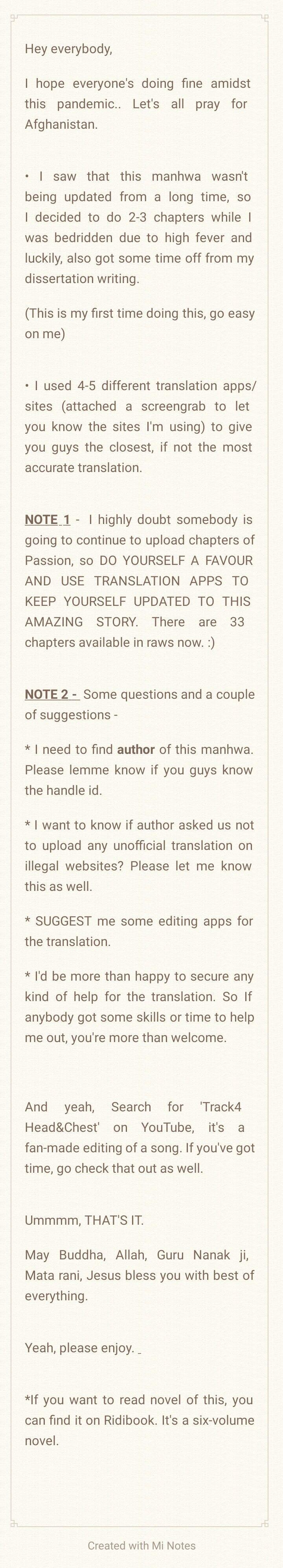 Read PASSION chapter 129.5 image 0 on Lezhin
