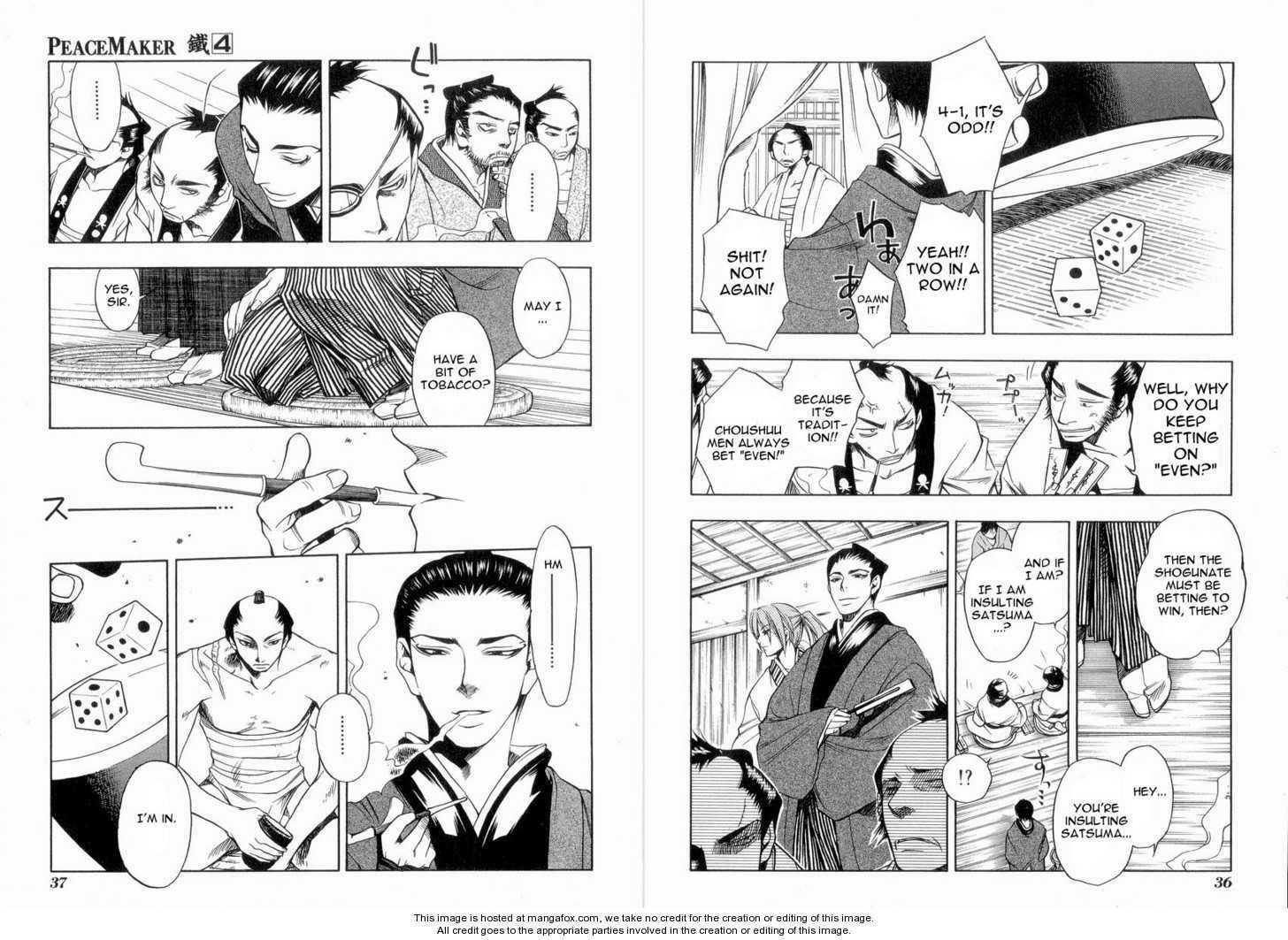 Read Peace Maker Kurogane chapter 4.1 image 6 on Lezhin