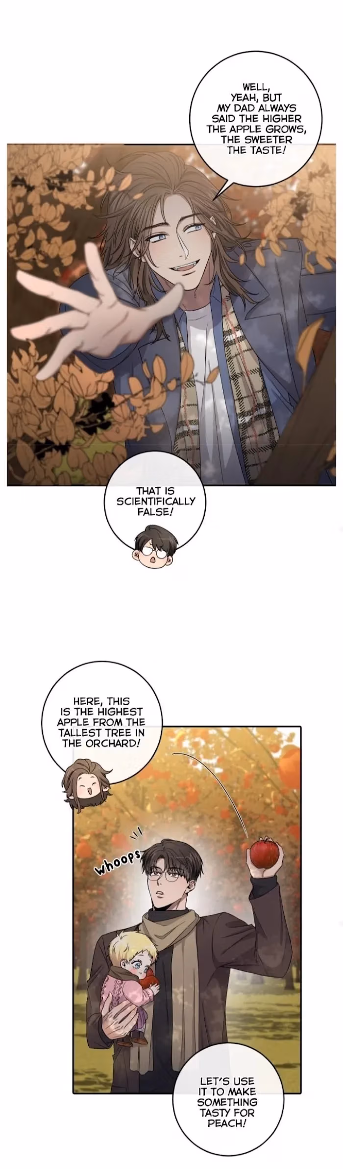 Read Peach and Her Papas chapter 27 image 3 on Lezhin