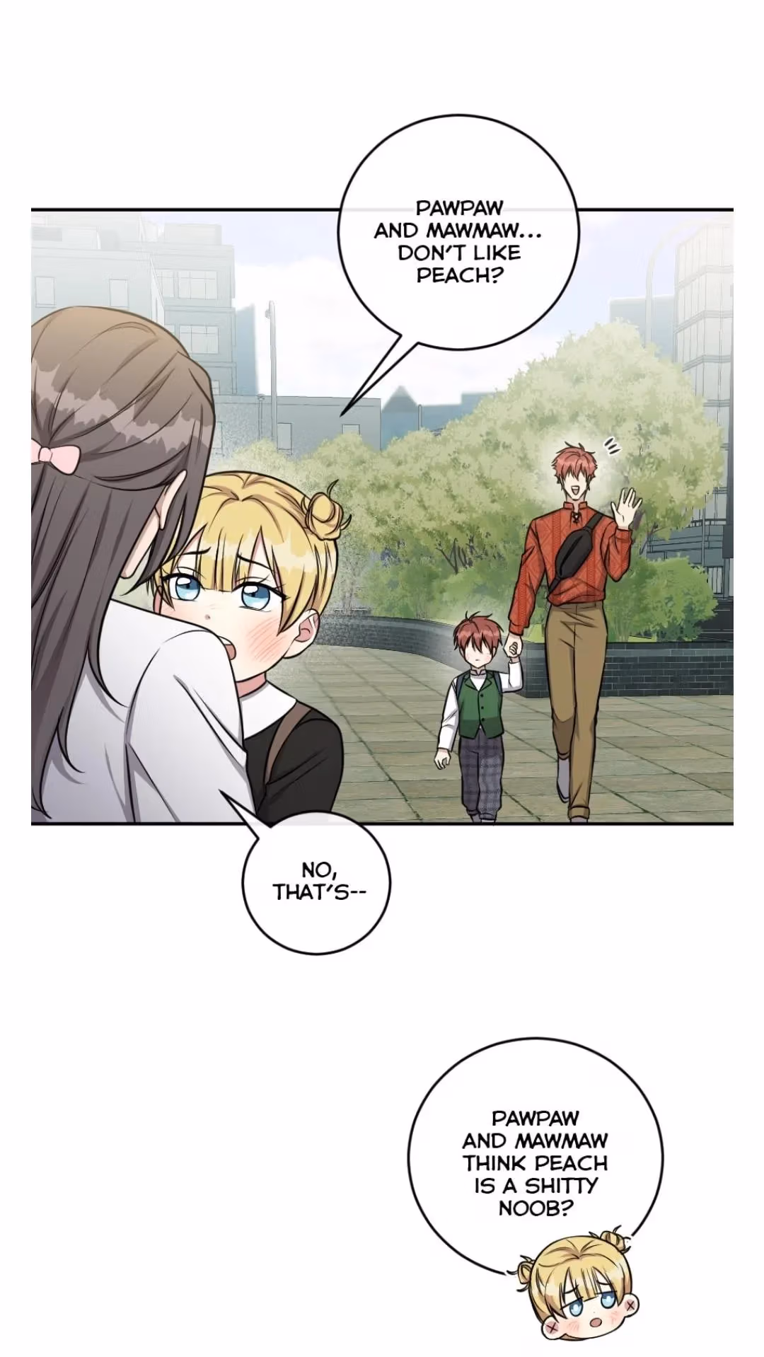 Read Peach and Her Papas chapter 68 image 12 on Lezhin