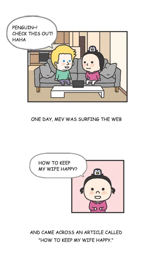 Penguin Loves Mev Chapter 1 page 2 - 