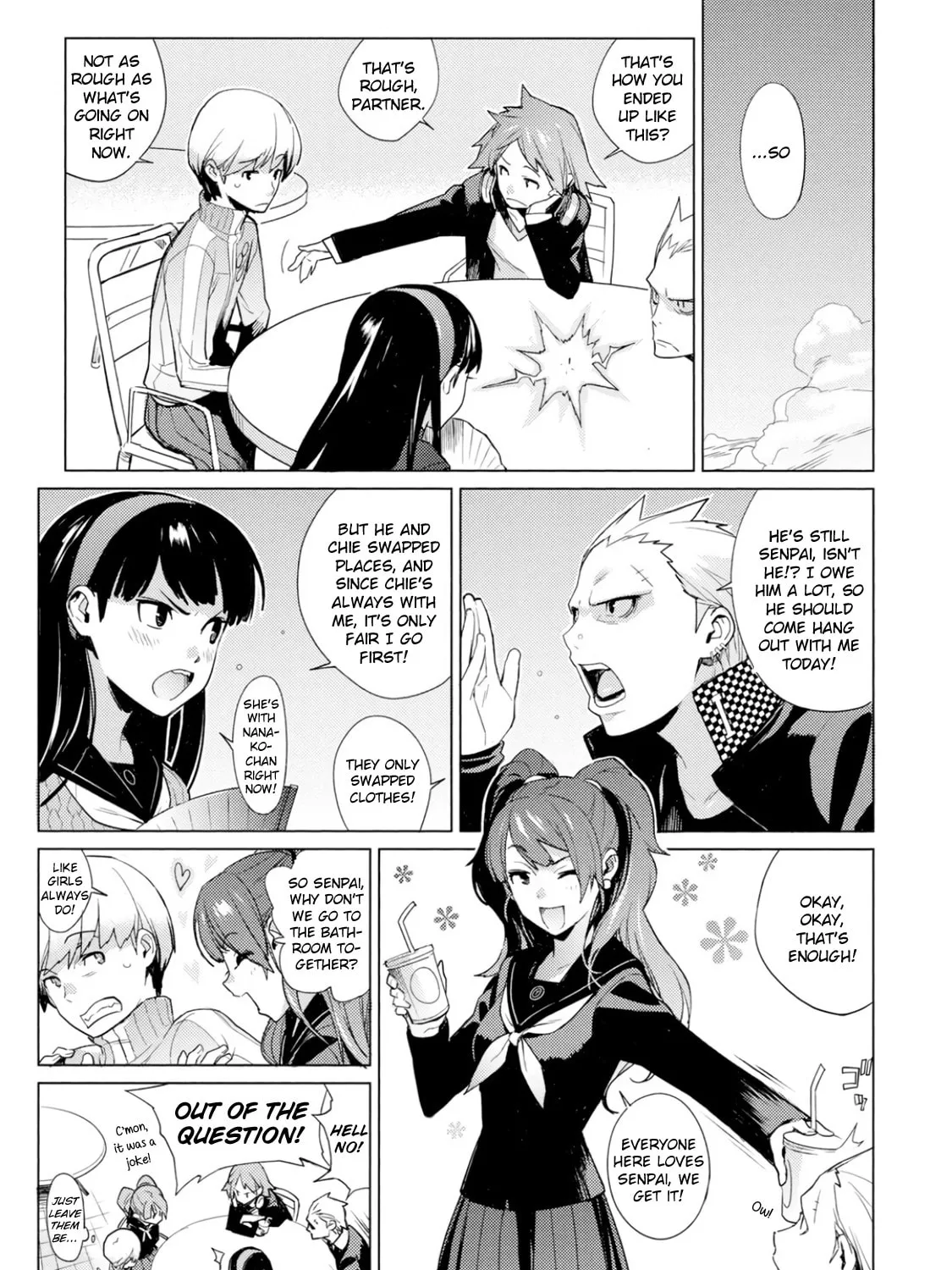 Read Persona 4 Dengeki Comic Anthology chapter 2 image 12 on Lezhin