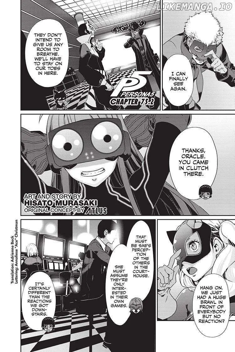 Read Persona 5 chapter 75.2 image 1 on Lezhin