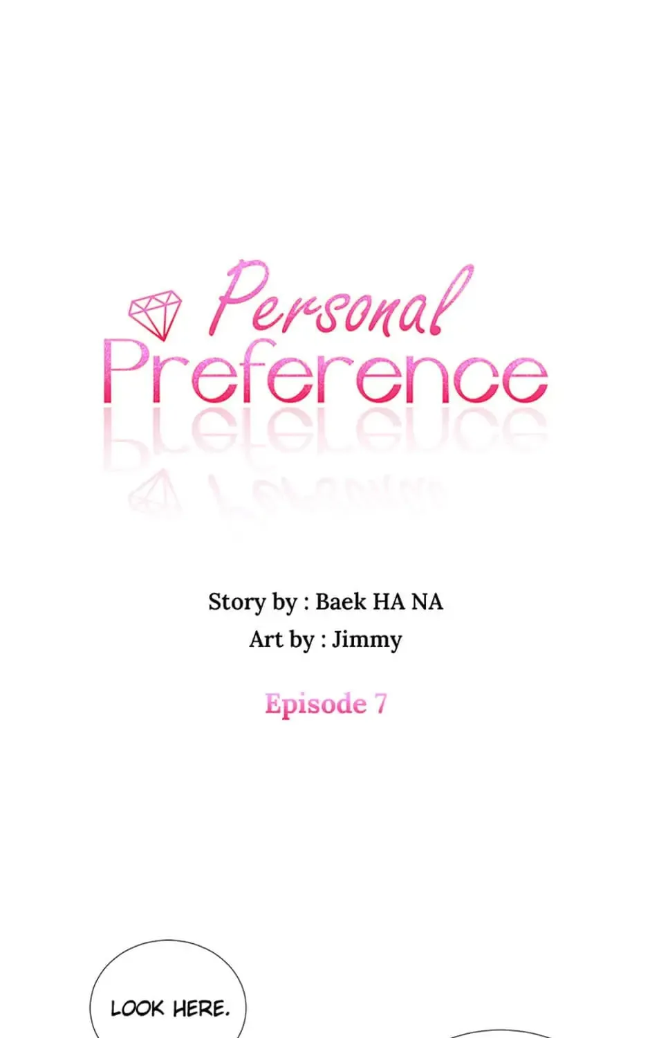 Read Personal Preference chapter 7 image 0 on Lezhin