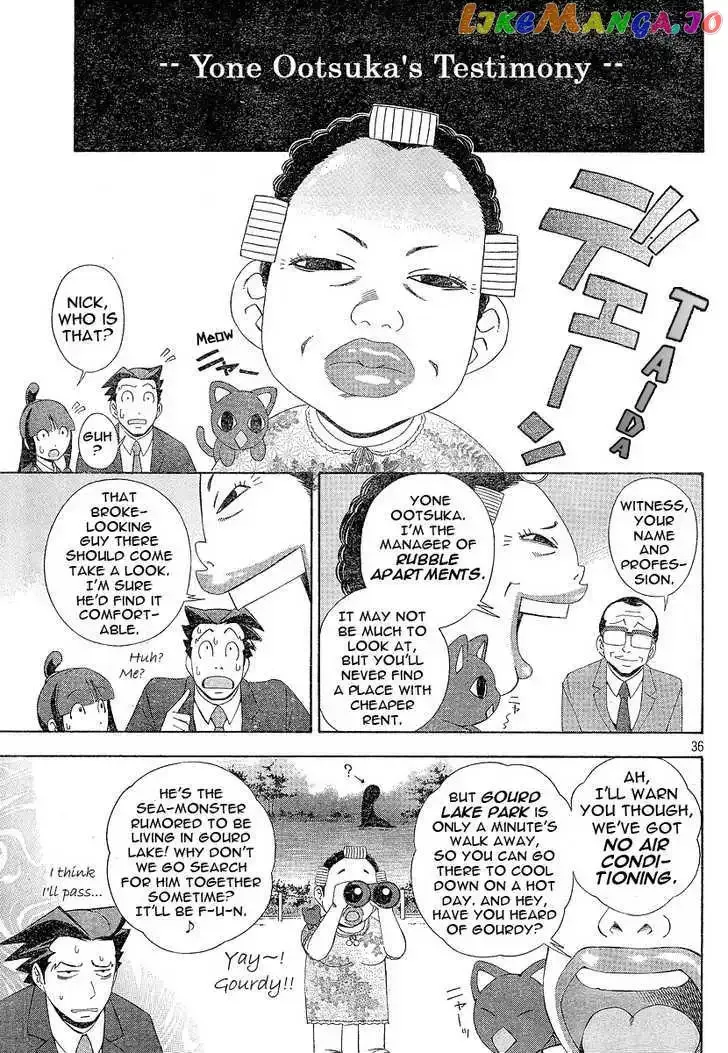 Read Phoenix Wright: Ace Attorney chapter 1 image 35 on Lezhin