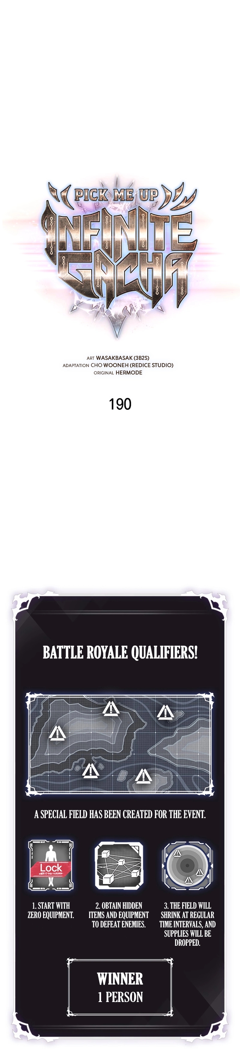 Read Pick Me Up, Infinite Gacha chapter 190 image 1 on Lezhin