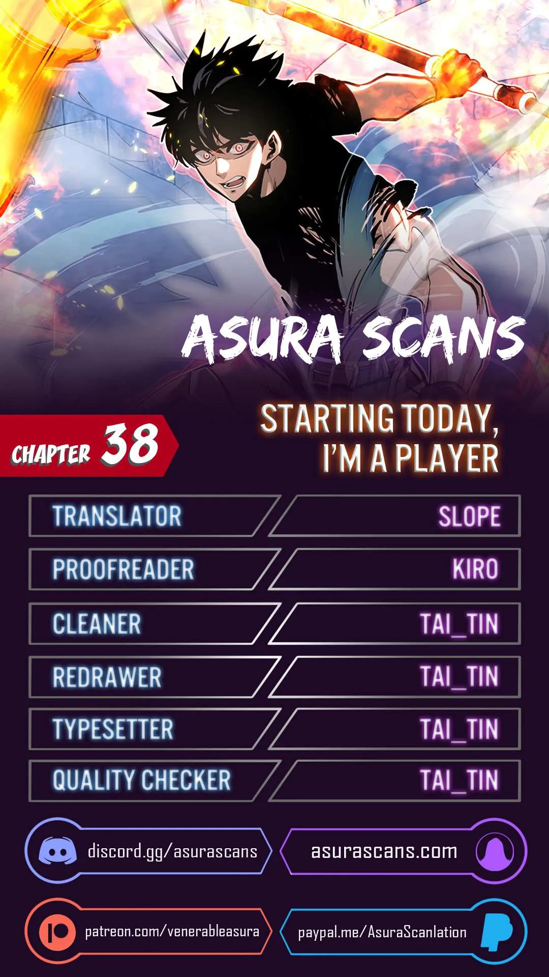 Read Player from Today Onwards chapter 38 image 0 on Lezhin