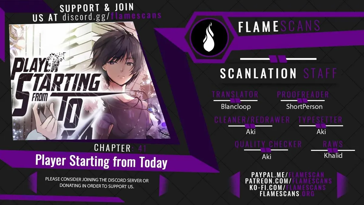 Read Player from Today Onwards chapter 41 image 0 on Lezhin