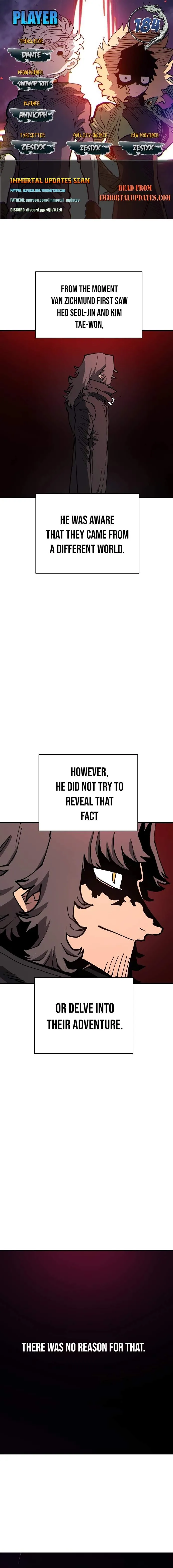 Read Player Hellish Situation chapter 184 image 0 on Lezhin