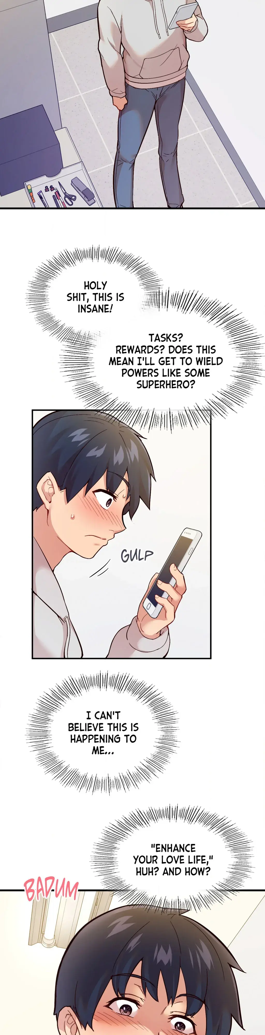 Read Playing On Hard Mode chapter 1 image 47 on Lezhin