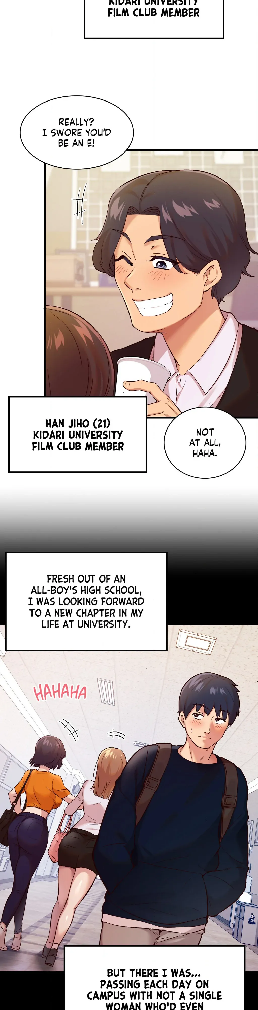 Read Playing On Hard Mode chapter 1 image 9 on Lezhin
