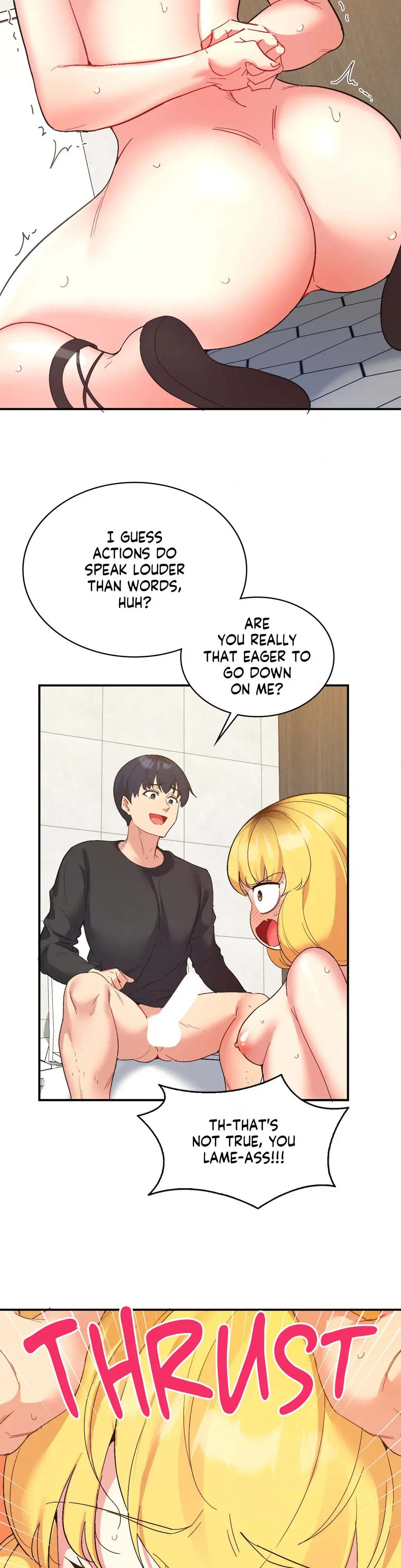 Read Playing On Hard Mode chapter 54 image 8 on Lezhin