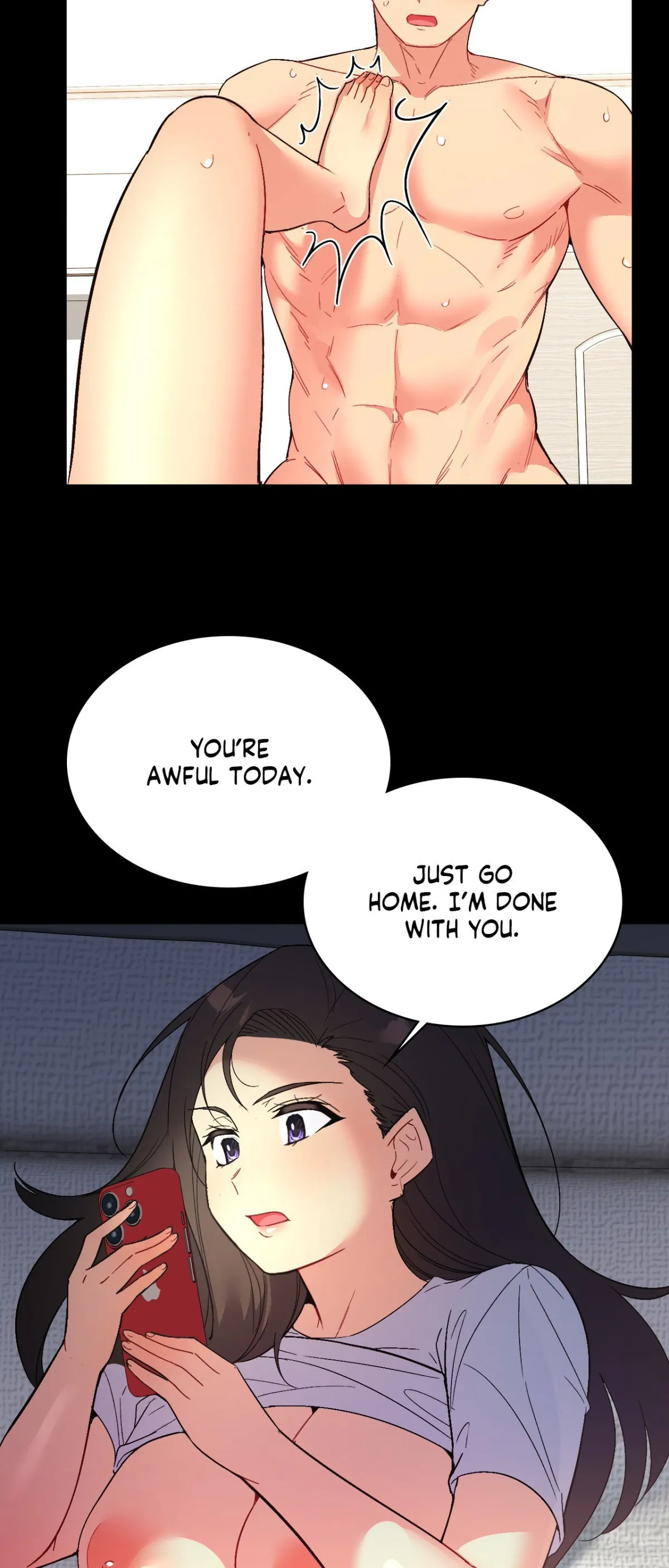 Read Playing On Hard Mode chapter 65 image 15 on Lezhin
