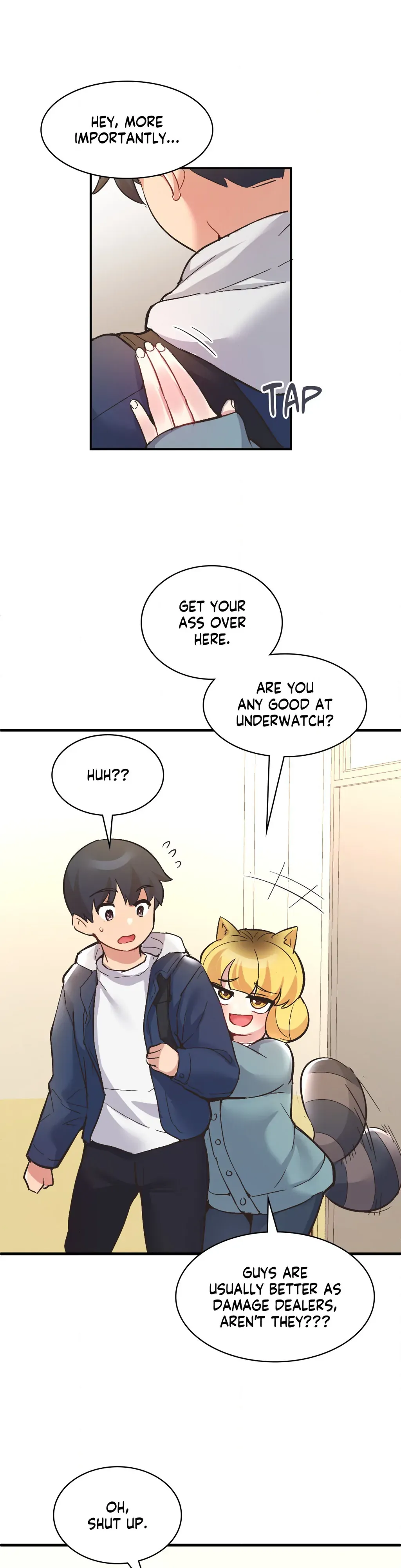 Read Playing On Hard Mode chapter 9 image 27 on Lezhin