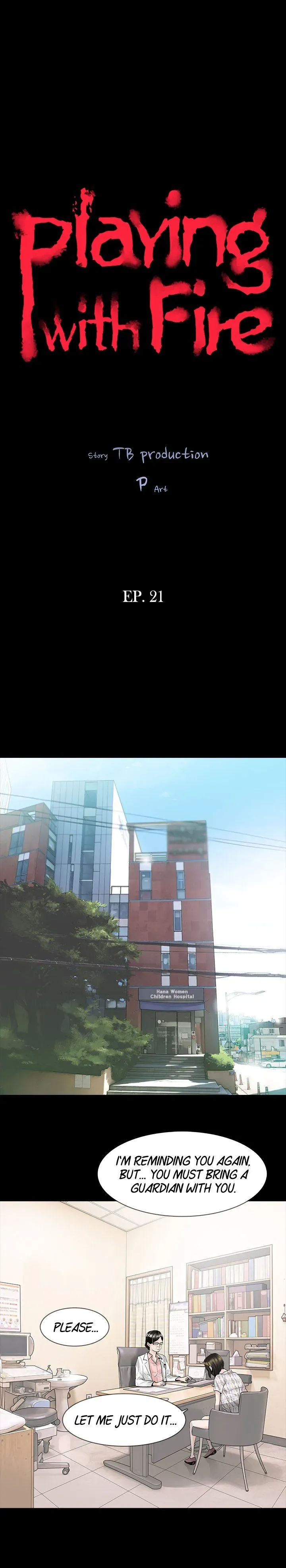 Read Playing With Fire chapter 21 image 1 on Lezhin