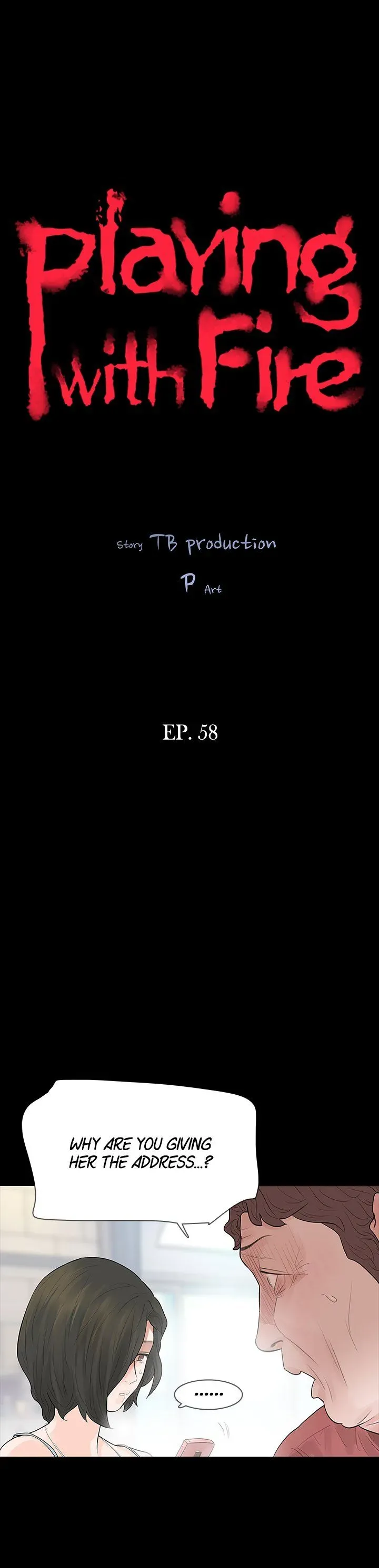 Read Playing With Fire chapter 58 image 2 on Lezhin