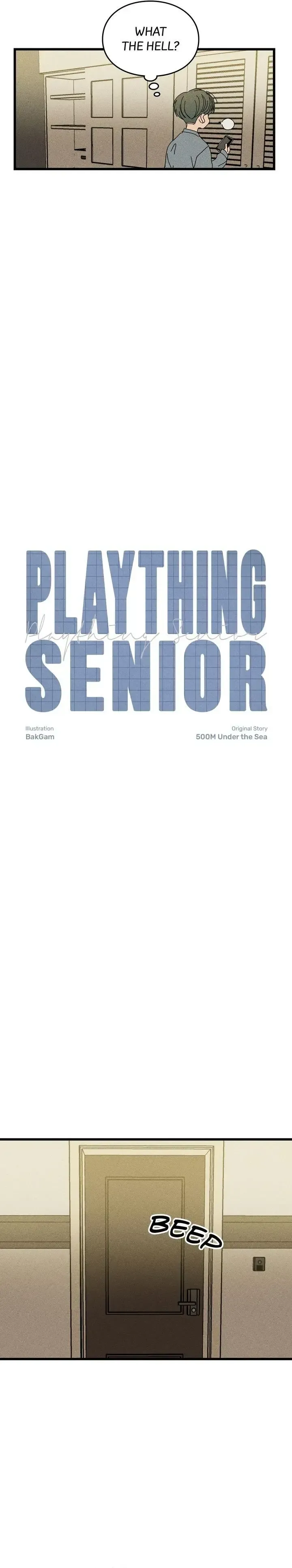 Read Plaything Senior chapter 17 image 1 on Lezhin