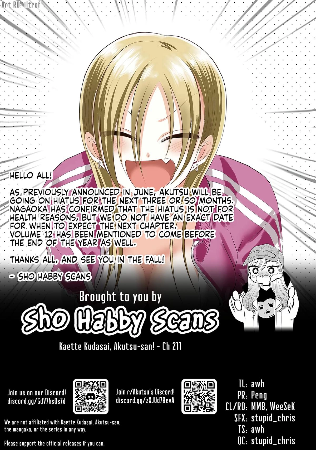 Please Go Home, Miss Akutsu! Chapter 211 page 13 - 