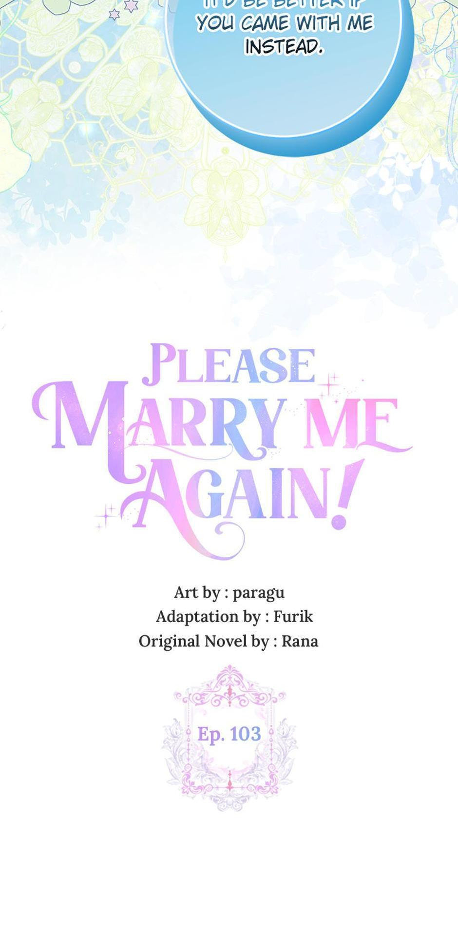 Read Please Marry Me Again! chapter 103 image 3 on Lezhin