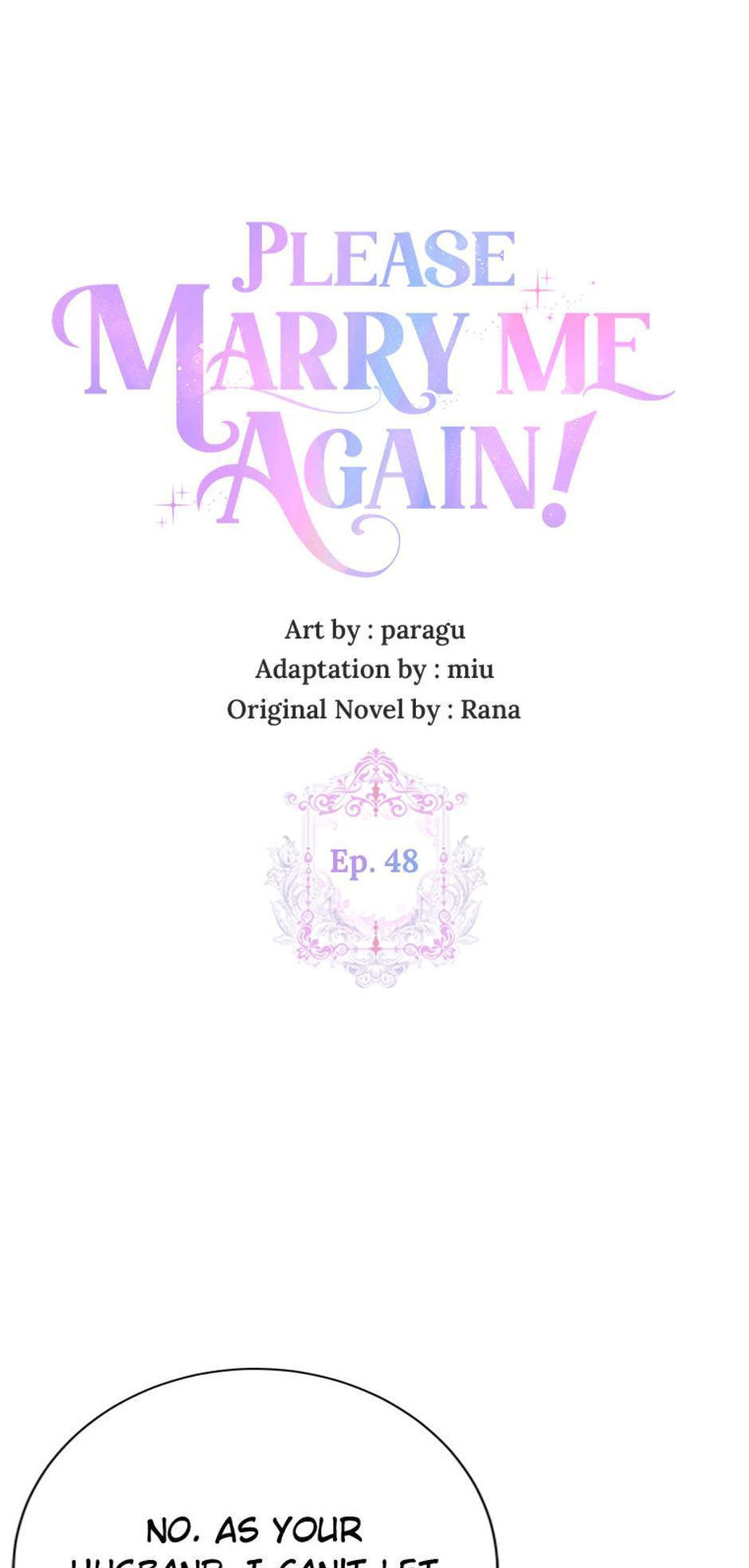 Read Please Marry Me Again! chapter 48 image 0 on Lezhin