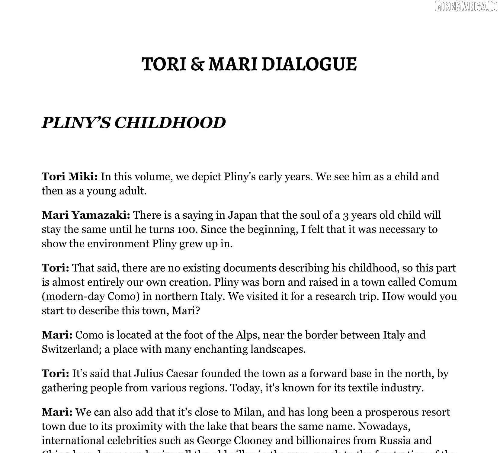 Read Plinivs chapter 77.5 image 1 on Lezhin