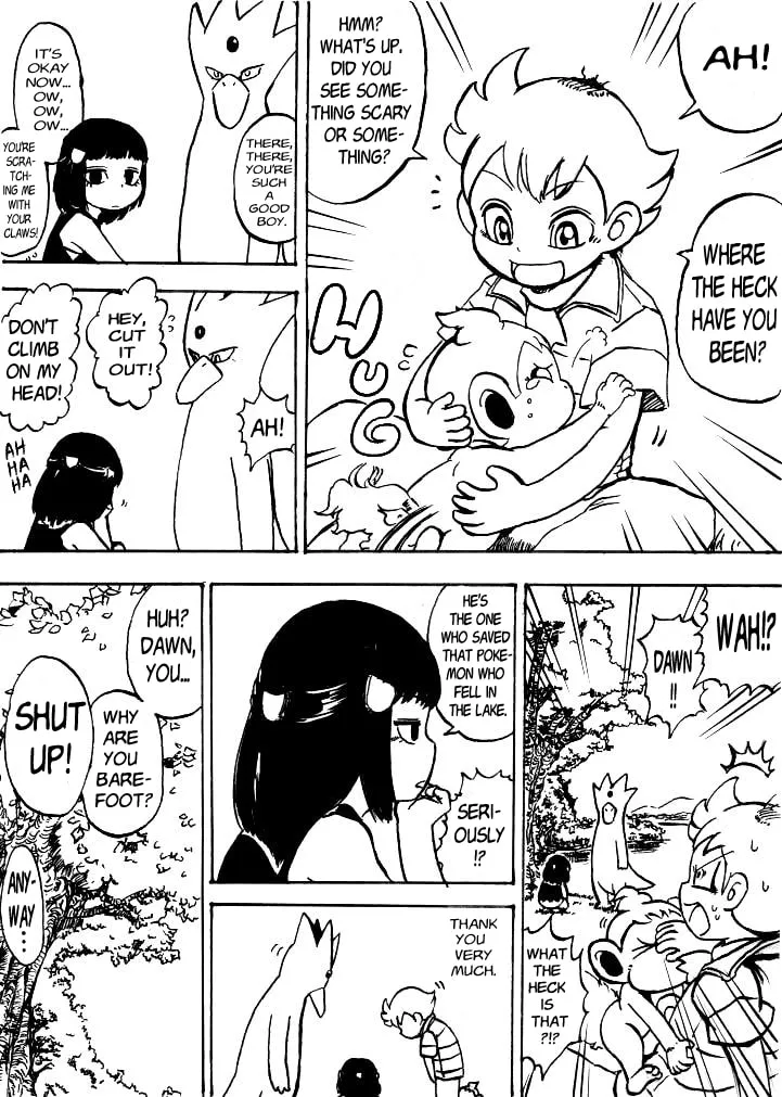 Pokémon Diamond and Pearl Comic Chapter 2 page 4 - 