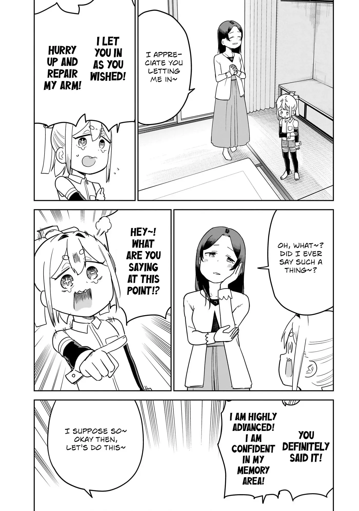 Read Ponkotsu Android Hama-san chapter 15 image 9 on Lezhin