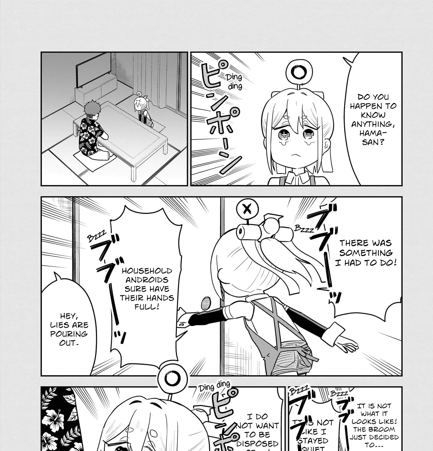 Read Ponkotsu Android Hama-san chapter 3 image 34 on Lezhin