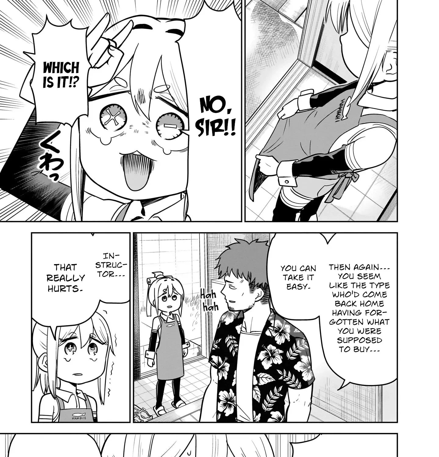 Read Ponkotsu Android Hama-san chapter 4 image 8 on Lezhin
