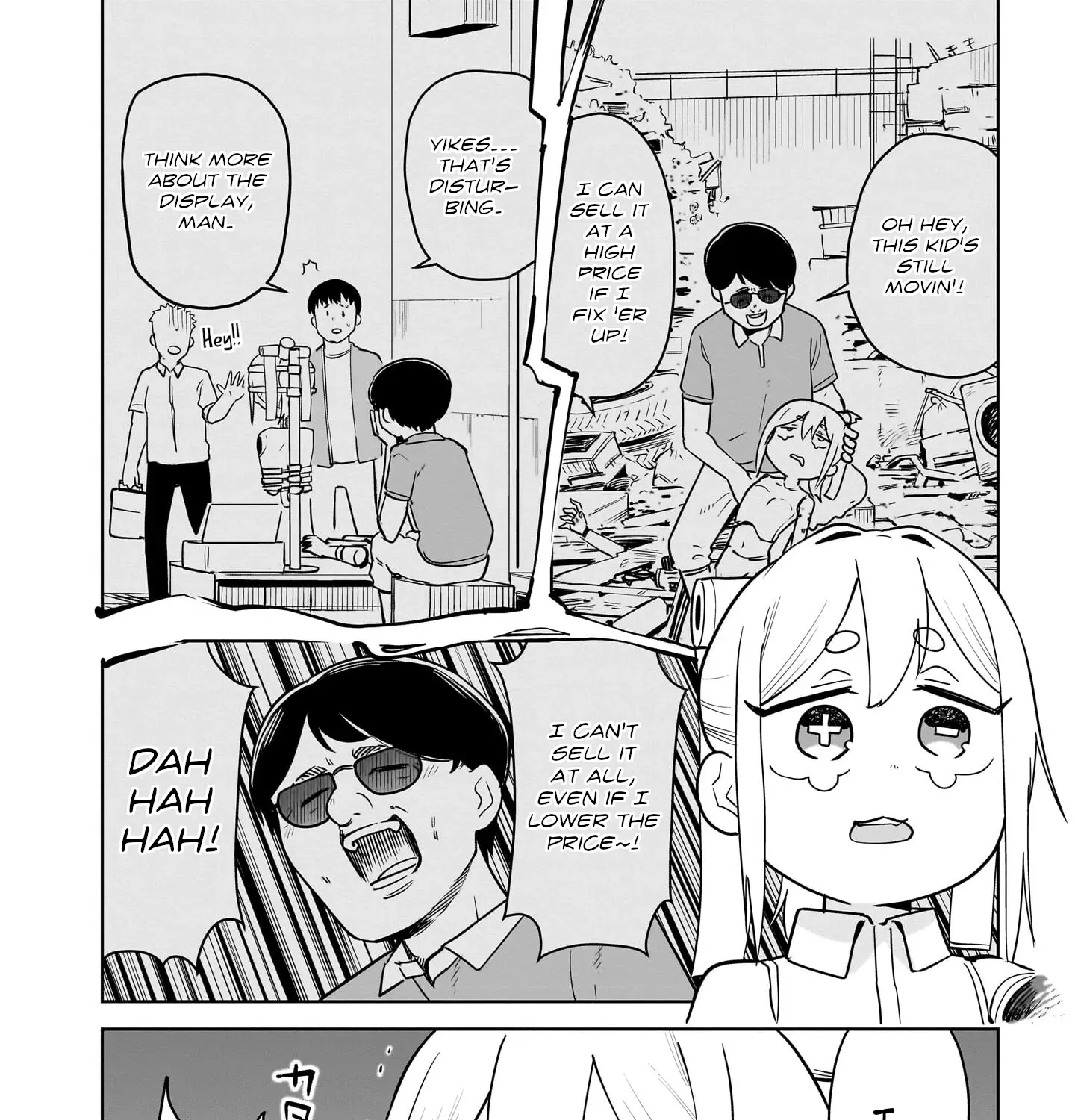 Read Ponkotsu Android Hama-san chapter 5 image 14 on Lezhin