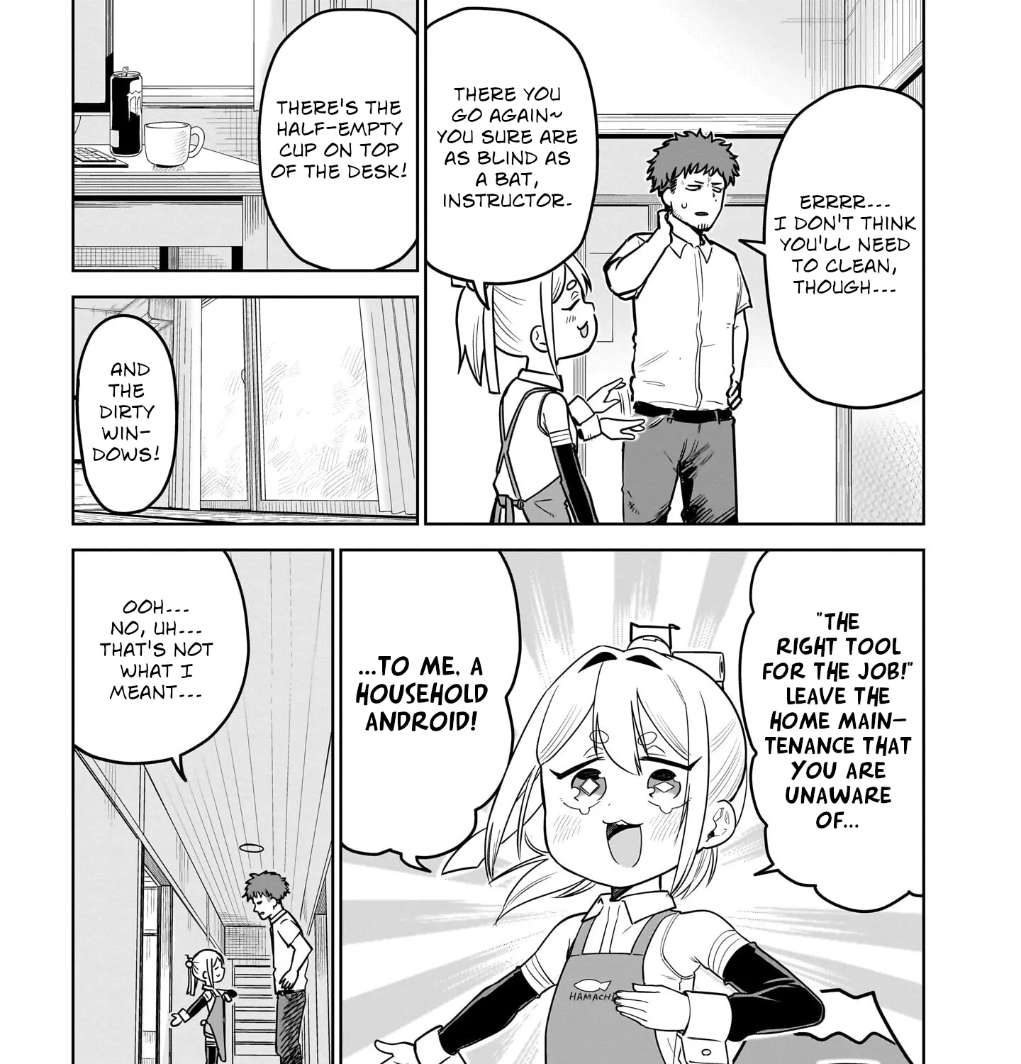 Read Ponkotsu Android Hama-san chapter 7 image 4 on Lezhin